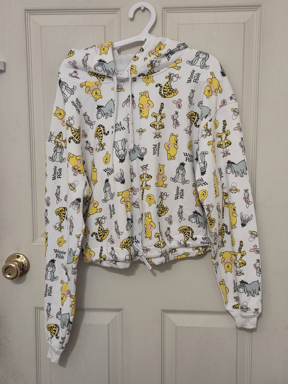 Winnie the Pooh Graphic Hoodie - White & Yellow - Picture 2 of 3